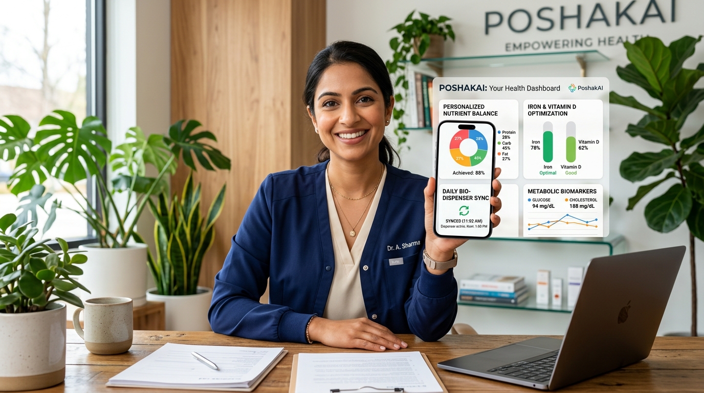 PoshakAI Mobile App Telemetry and Clinical Dashboard
